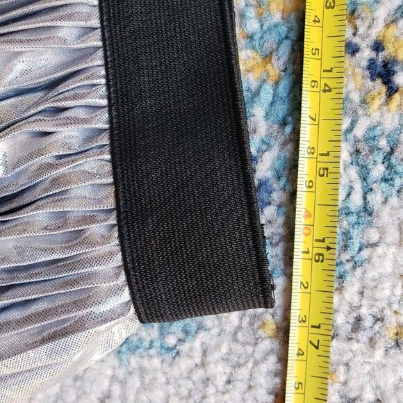 INC silver metallic skirt - Picture 14 of 16